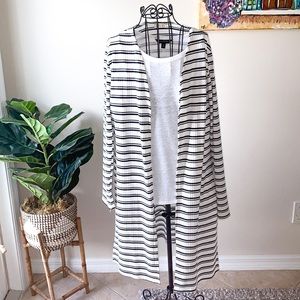 Black and White Striped Sweater